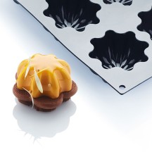 Moule en silicone Medusa 6 pièces 77x74x40mm 105ml 297x176mm