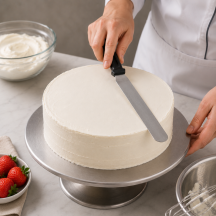 Spatule droite lame en inox 25cm