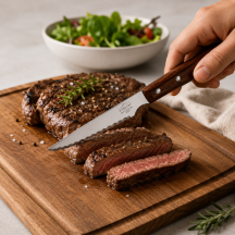 Set 6 de couteaux à viande Wood 10cm