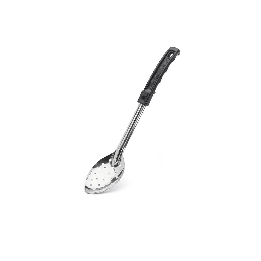 CUILLERE A SERVIR PERFOREE EN INOX M/PLASTIQUE L 33 CM
