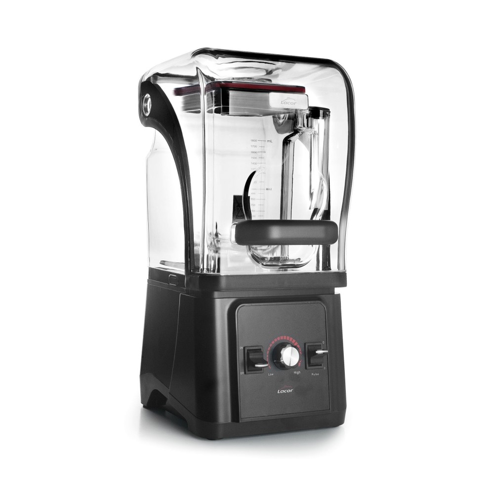 Mixeur de bar électrique professionnel avec boîtier anti-bruit 1 500 W 1,8 litre
