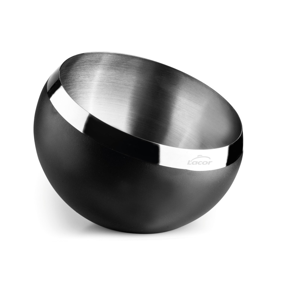 Bol incliné en inox 18 10 Diamètre 14 cm Hauteur 11 cm