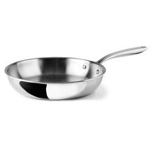 Poêle inox induction Trichef Diamètre 24 cm Hauteur 5 cm Épaisseur 2,5 mm