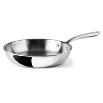 Poêle inox induction Trichef Diamètre 24 cm Hauteur 5 cm Épaisseur 2,5 mm