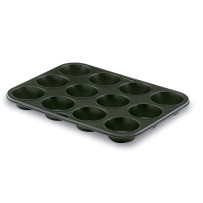Plaque antiadhésive 12 muffins Dimensions 35 × 26,5 × Hauteur 3 cm