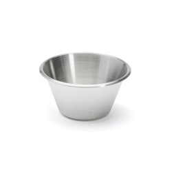 Bassine conique à fond plat en inox Diamètre 16cm 1 litre