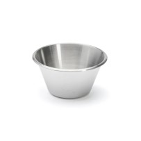 Bassine conique à fond plat en inox Diamètre 16cm 1 litre