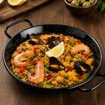 Poêle à paella émaillée  Diamètre 20 cm