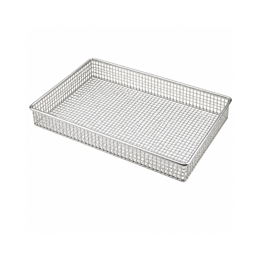 Plaque de cuisson perforée en inox GN 1/1 Hauteur 40 mm Épaisseur 0,8 mm en tôle perforée