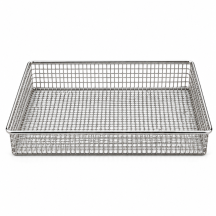 Plaque de cuisson perforée en inox GN 1/1 Hauteur 40 mm Épaisseur 0,8 mm en tôle perforée