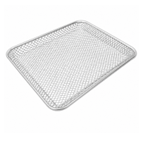 Plaque de cuisson perforée en inox GN 1/1 Hauteur 40 mm Épaisseur 0,8 mm en fil inox