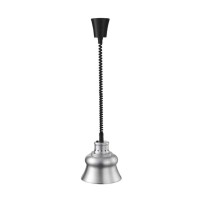 Lampe de chauffage infrarouge gris câble extensible de 30 à 110cm 275 watts
