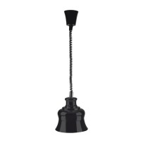 Lampe de chauffage infrarouge câble extérieur noir 275 watts