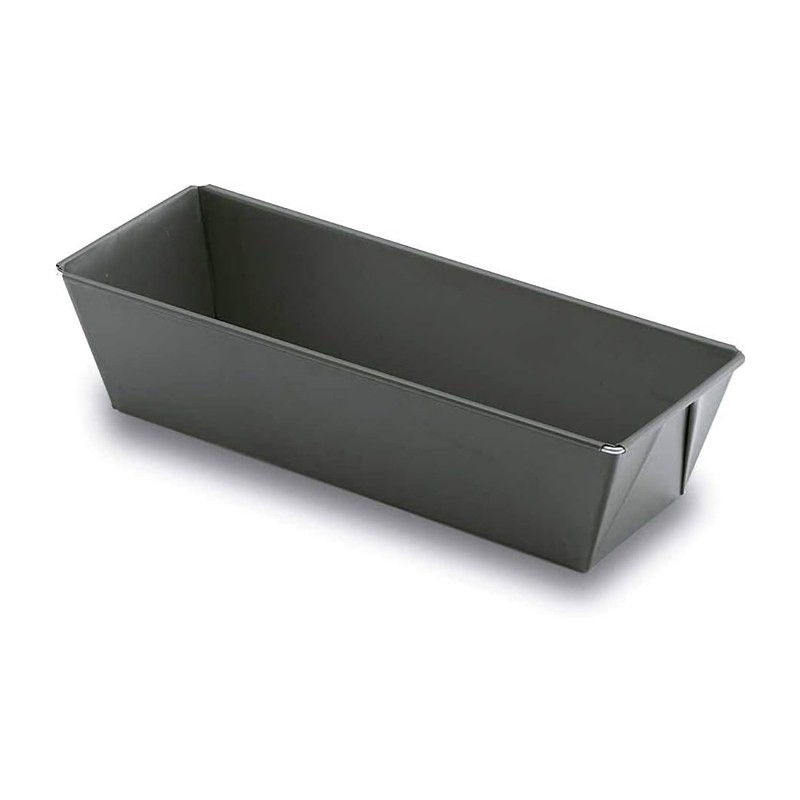 Moule à cake en tôle anti-adhérent 25x12 Hauteur 8,5cm 1,7L