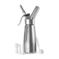 Siphon à crème chantilly en inox et aluminium 1 litre