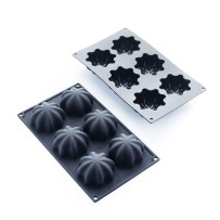 Moule en silicone Medusa 6 pièces 77x74x40mm 105ml 297x176mm