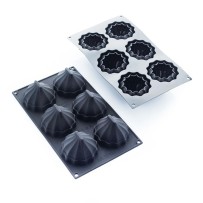 Moule en silicone coco 6 pièces 71x70x53mm 109ml 297x176mm