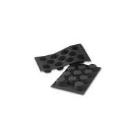 Moule en silicone muffin 11 pièces Diamètre 51 Hauteur 28mm 50ml 297x176mm