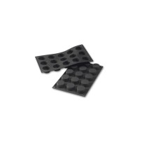 Moule en silicone petit four 15 pièces Diamètre 40 Hauteur 20mm 30ml 297x176mm