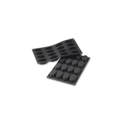 Moule en silicone ovale 16 pièces 55x33x20mm 30ml 297x176mm