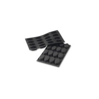 Moule en silicone ovale 16 pièces 55x33x20mm 30ml 297x176mm