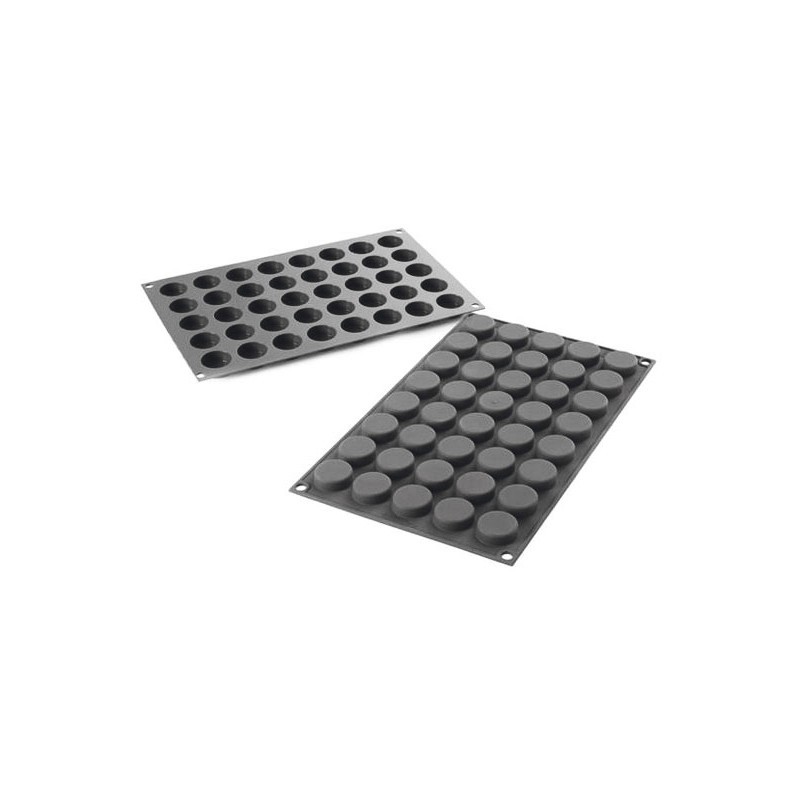 Moule en silicone pastille 40 pièces Diamètre 27 Hauteur 11mm 6ml 297x176mm