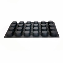 Moule en silicone muffin 24 pièces Diamètre 69 Hauteur 39mm 120ml 595x395mm