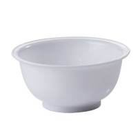 Bol en polypropylène blanc Diamètre 23 cap 2.5 litres