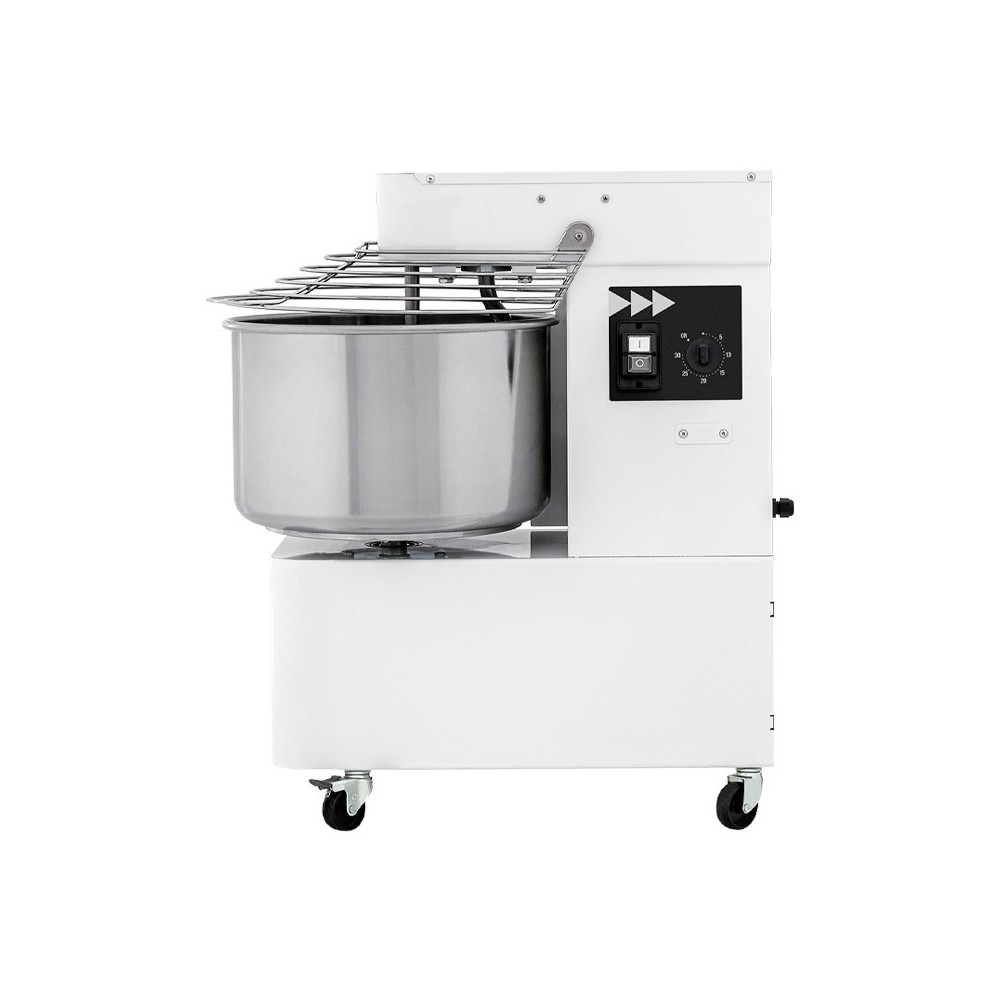 Pétrin à spirale 2 vitesses 380 volts (29kg farine/42kg pâte)